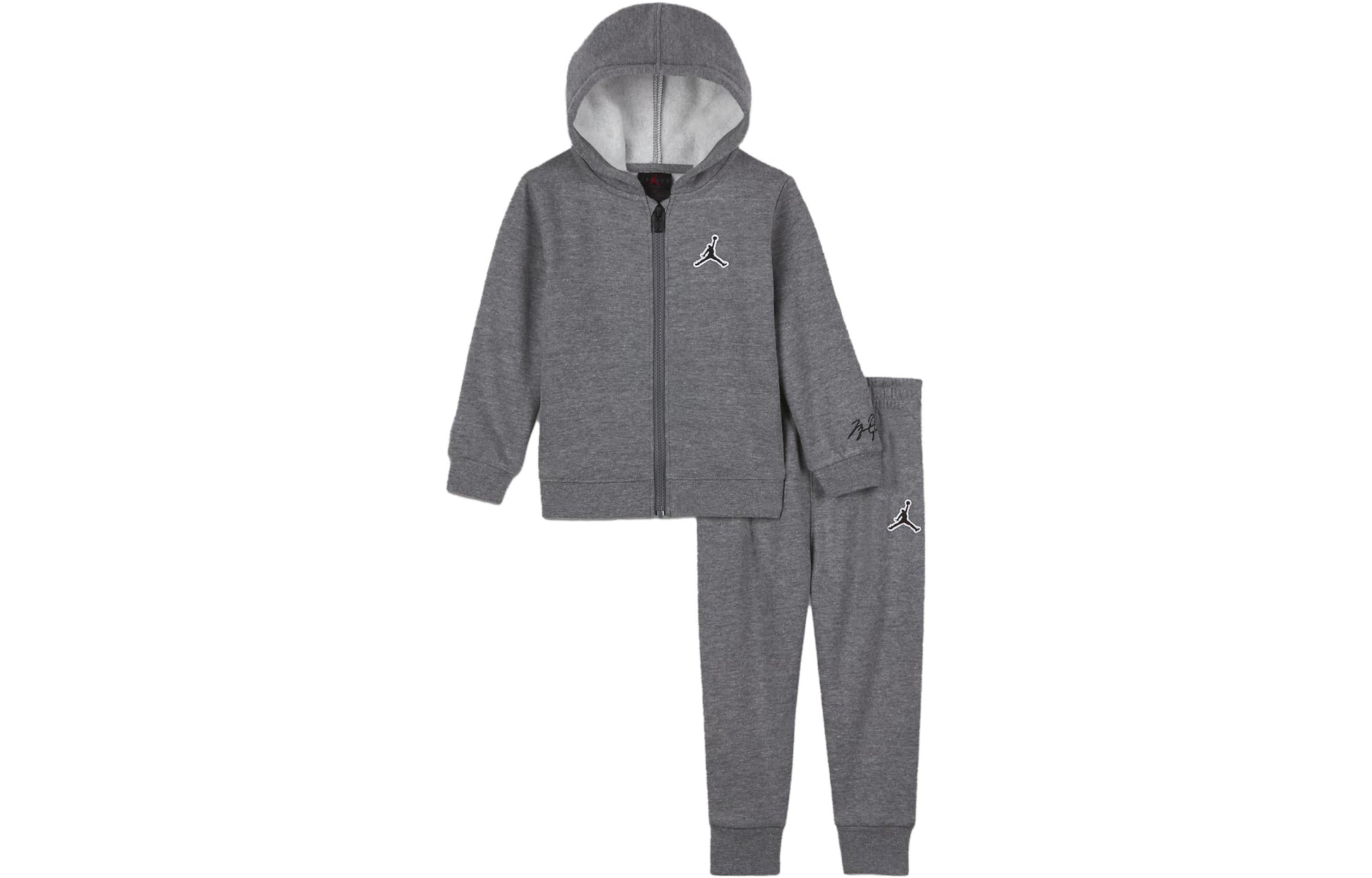 (GS) Air Jordan Fleece Set 'Grey' 65A744-GEH