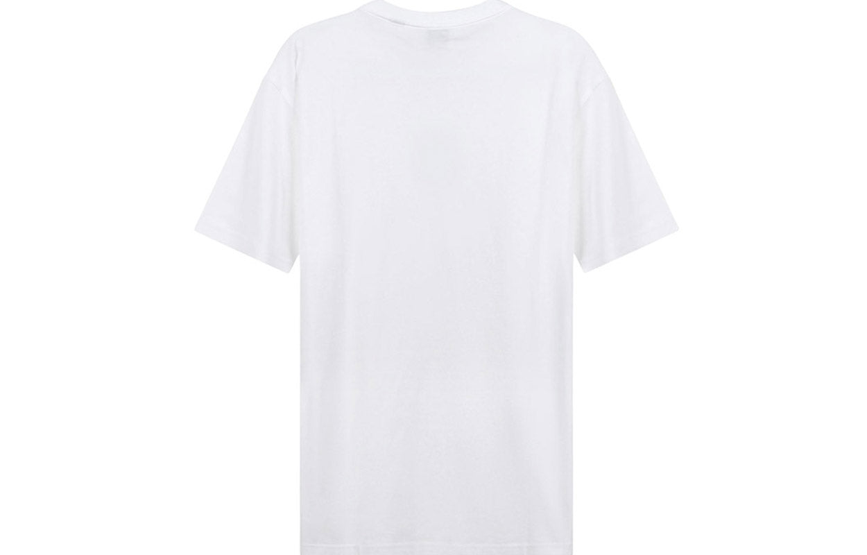 Burberry Montage Printing Round Collar Male White 80309261