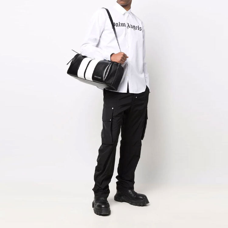Palm Angels Classic Logo Shirt 'White Black' PMGA099C99FAB0010110