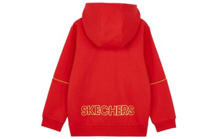 (GS) Skechers CNY Series Graphic Jacket 'Red Yellow' L122B049