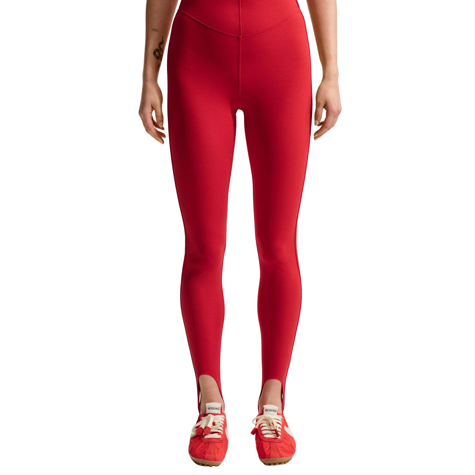 (WMNS) Nike x Jacquemus Stirrup Leggings 'Gym Red' HQ6272-687