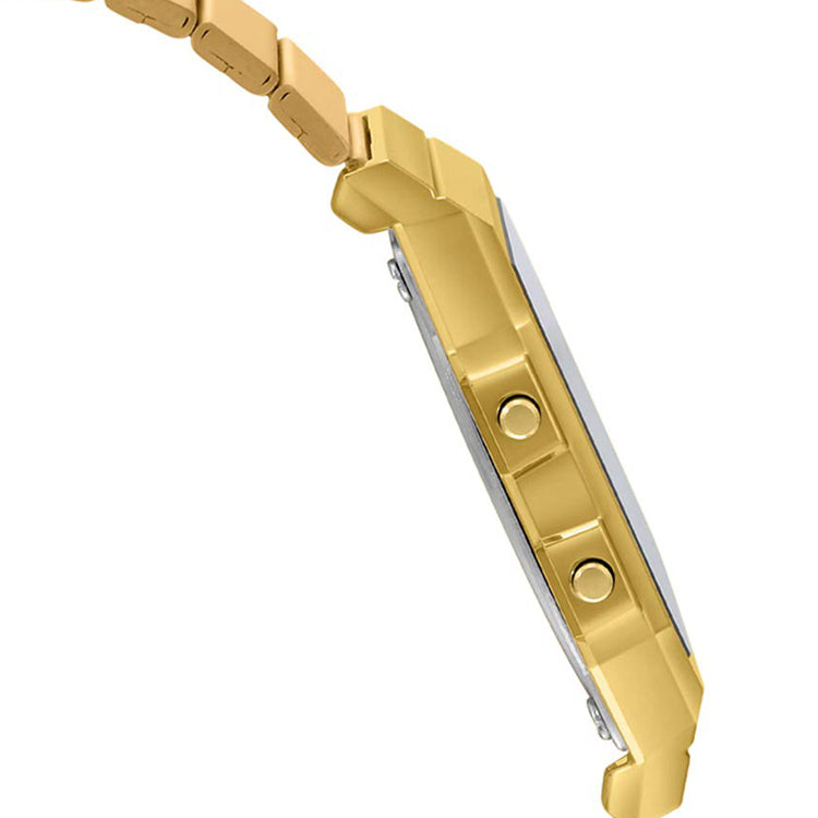 CASIO Waterproof Quartz Unisex Black/Gold Digital A700WG-9A