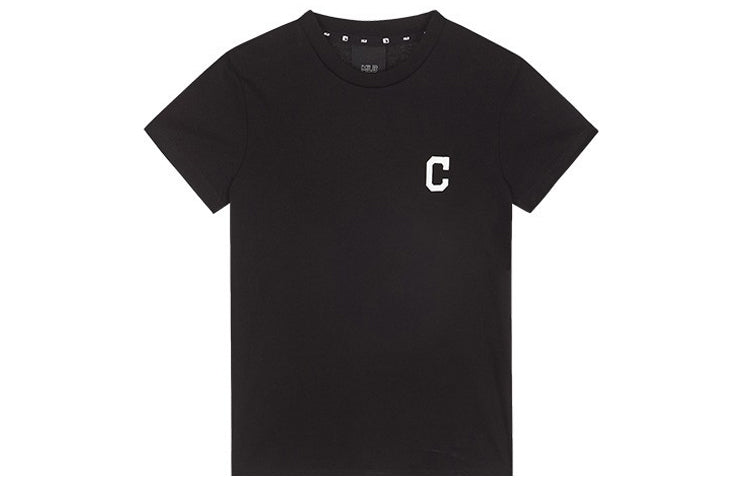 MLB x Disney Crossover Cleveland Indians Cleveland Guardians Mickey Printing Short Sleeve Unisex Black 31TSK1031-45L
