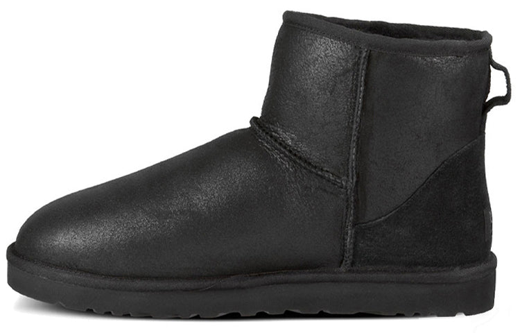 UGG Classic Mini Bomber High Top Fleece Lined Black 1007307-BJB