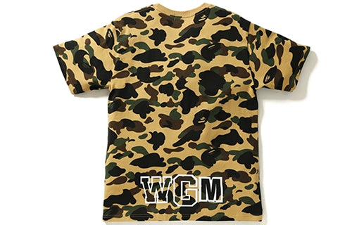 BAPE 1st Camo Shark Tee Yellow/Camo Yellow Camouflage Short Sleeve Unisex BAPE-SS18-0010