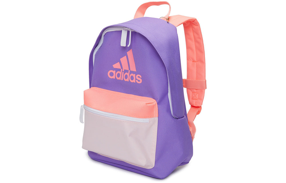 (GS) adidas Kids IF BP CL BLOCK Backpack Boy Girls Purple HE2644