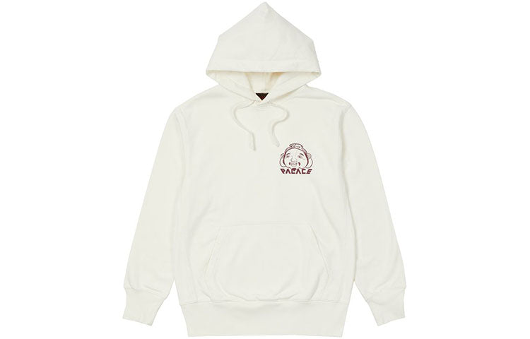 Palace X Evisu FW21 Tri-Godhead Hood Egret 'White' P21EVHD002