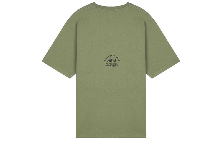New Balance x A Bathing Ape T-Shirt Asia Sizing 'Green' BATE2000-GRX