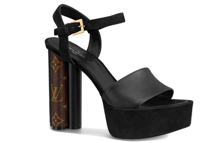 (WMNS) LOUIS VUITTON LV Podium Platform 'Black Brown' 1A7U6W