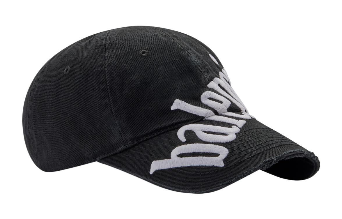 (WMNS) Balenciaga Diagonal Baseball Cap 'Black White' 680738410B20107