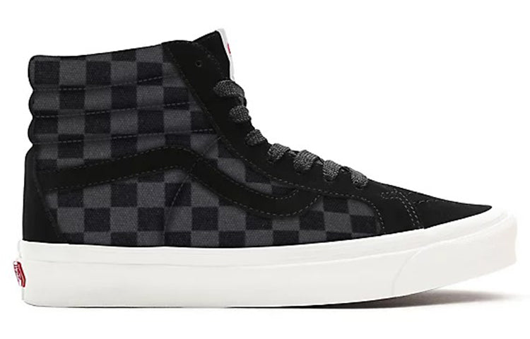 Vans Customs Checkerboard Sk8-hi Black/Gray VN0A3CST044