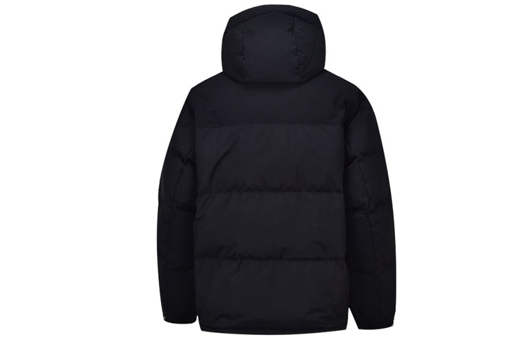New Balance Warm Hooded Down Jacket Asia Sizing 'Black White' NPA43131-BK