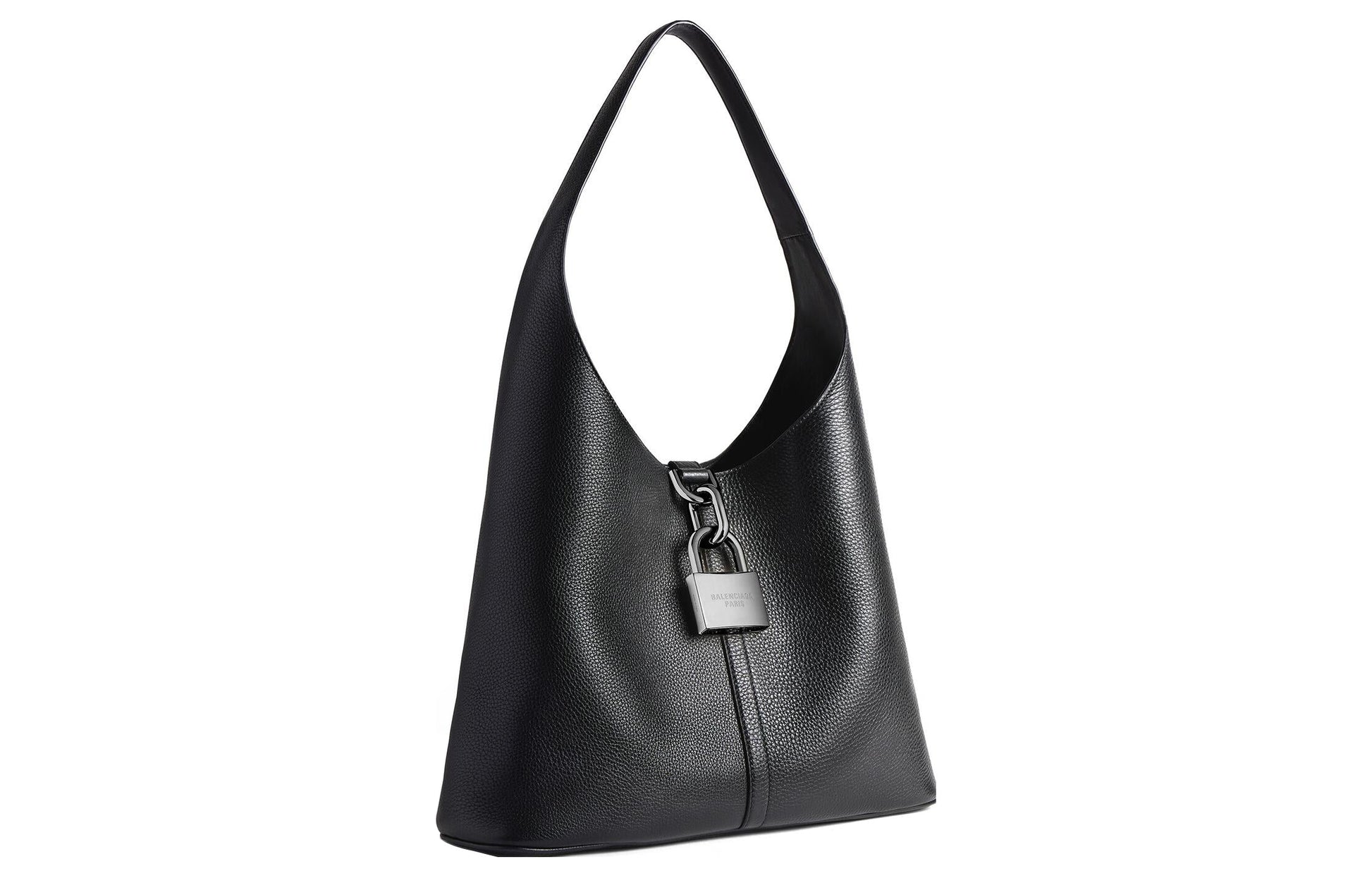(WMNS) Balenciaga Locker Medium North-south Hobo Bag 'Black' 7716362AAWC1000