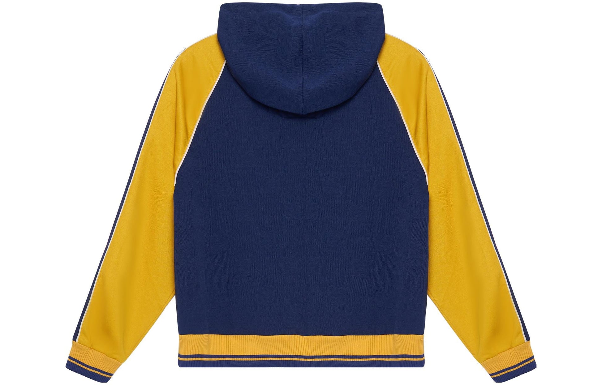 Gucci GG Jacquard Hooded Sweatshirt 'Blue Yellow' 676100-XJDVW-4462