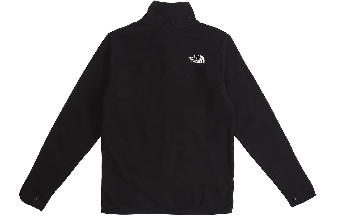 Men's THE NORTH FACE Fleece Cozy Stay Warm Stand Collar Jacket Black 4NA3-JK3