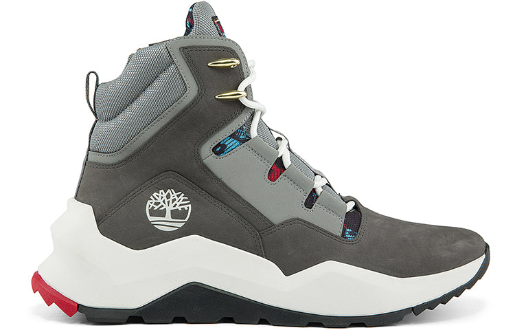 Timberland Madbury Side Zip Wide Fit Sneaker Boots 'Grey Nubuck' A2PTNW