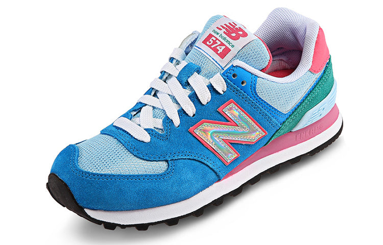 (WMNS) New Balance NB 574 'Blue Pink White' WL574HBR
