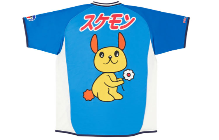 PALACE COSY TOP BLUE Printing Cartoon Pattern Short Sleeve Unisex P20ES109