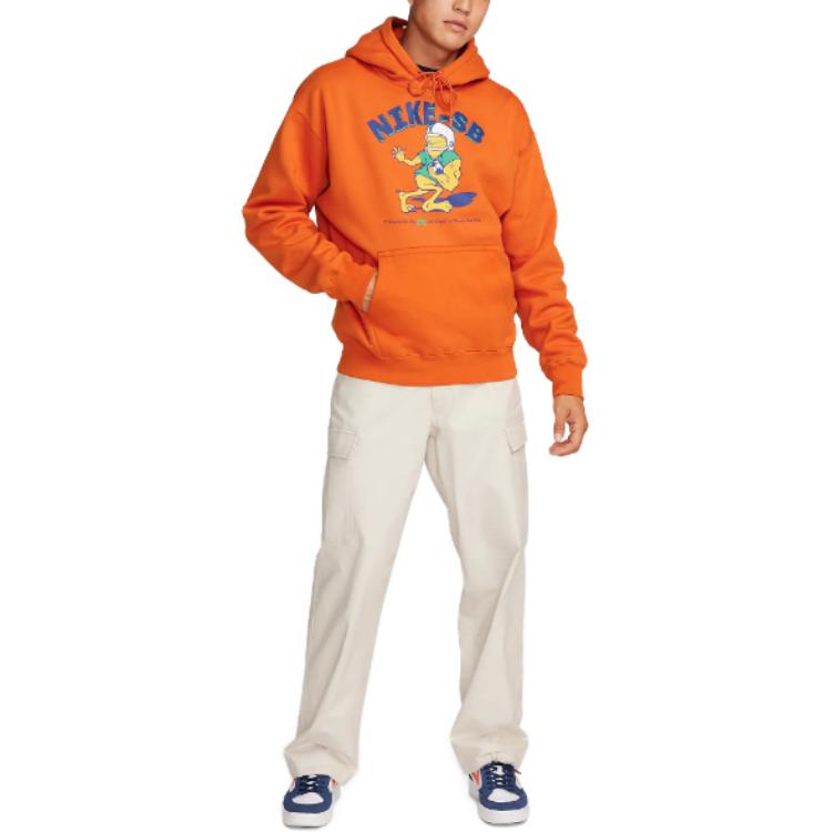 Nike SB Fleece Pullover Skate Hoodie 'Campfire Orange' FQ2196-893