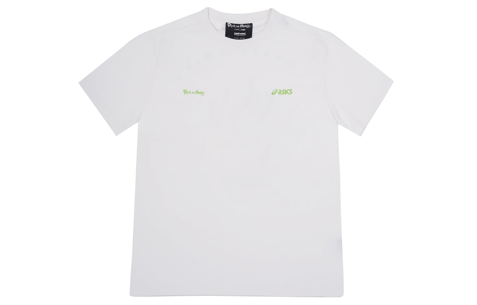 ASICS x Rick and Morty Crossover Cartoon Printing Retro Casual Round Neck Short Sleeve Couple Style White 2203A031-100