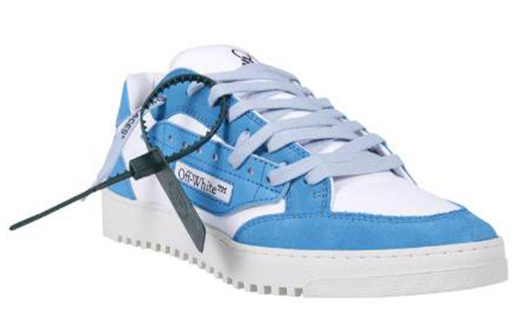 Off-White 5.0 Panelled Low-Top Sneakers 'Blue White' OMIA227S23FAB0010145
