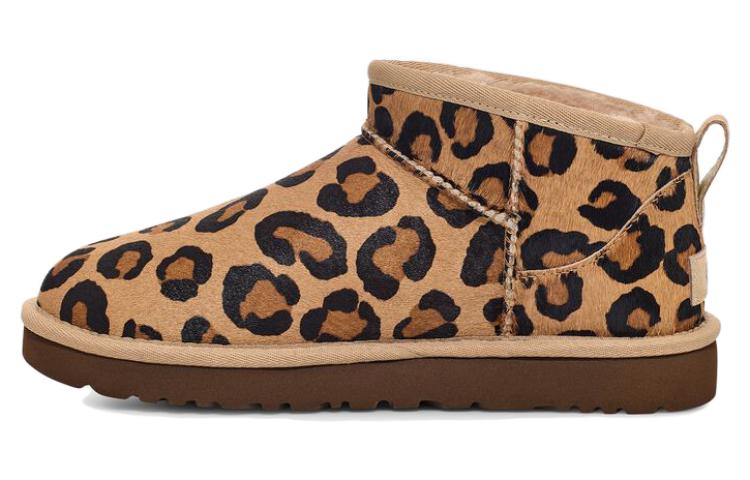 (WMNS) UGG Classic Ultra Mini Spotty Boot 'Leopard' 1134523-NAT