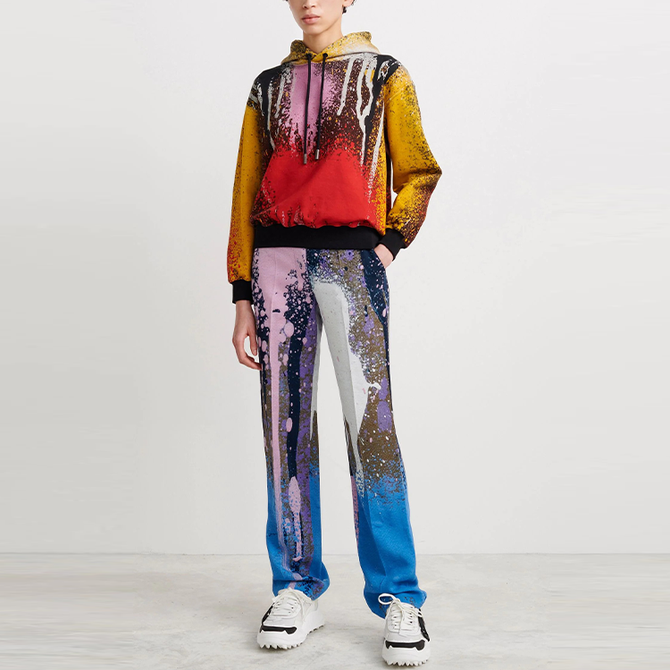 Off-White x Katsu Crossover FW21 Hoodie Red OWBB035S21JER0051084