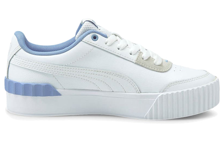 (WMNS) PUMA Carina Lift Casual Board Shoes White/Blue 373031-11