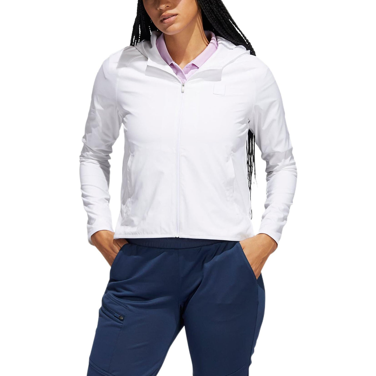 (WMNS) adidas WIND.RDY Lined Hoodie Asia Sizing 'White' HG6925