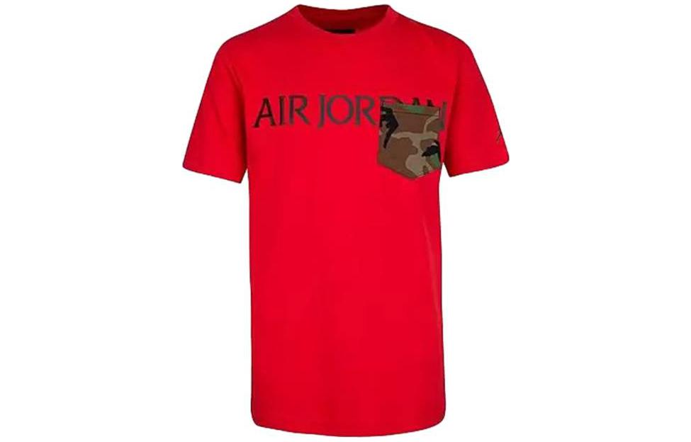 Air Jordan Classic Camo Pocket T-SHIRT 'Red' 95A076-R78