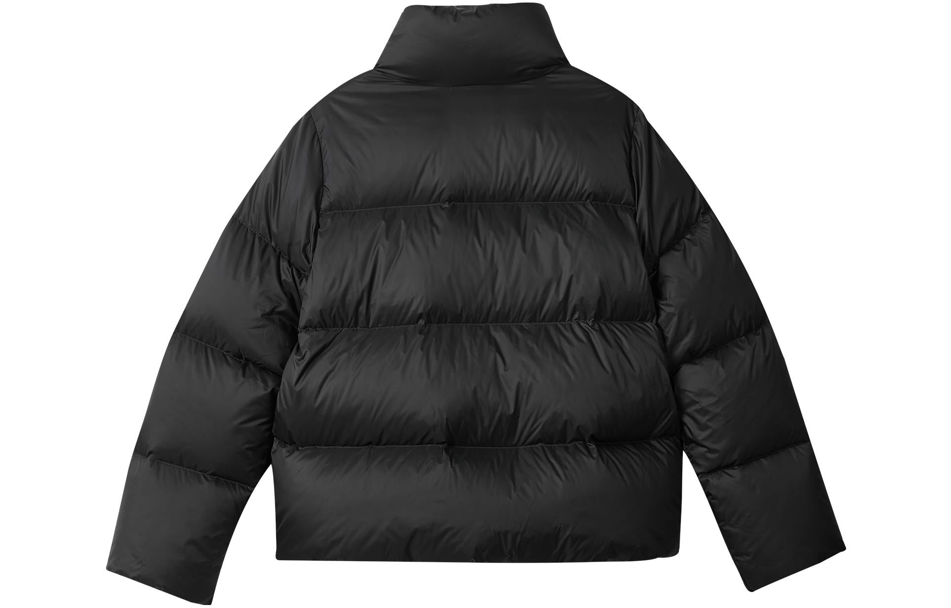 (WMNS) Skechers Diamond Series Long Sleeve Down Jacket 'Black' L423W053-0018