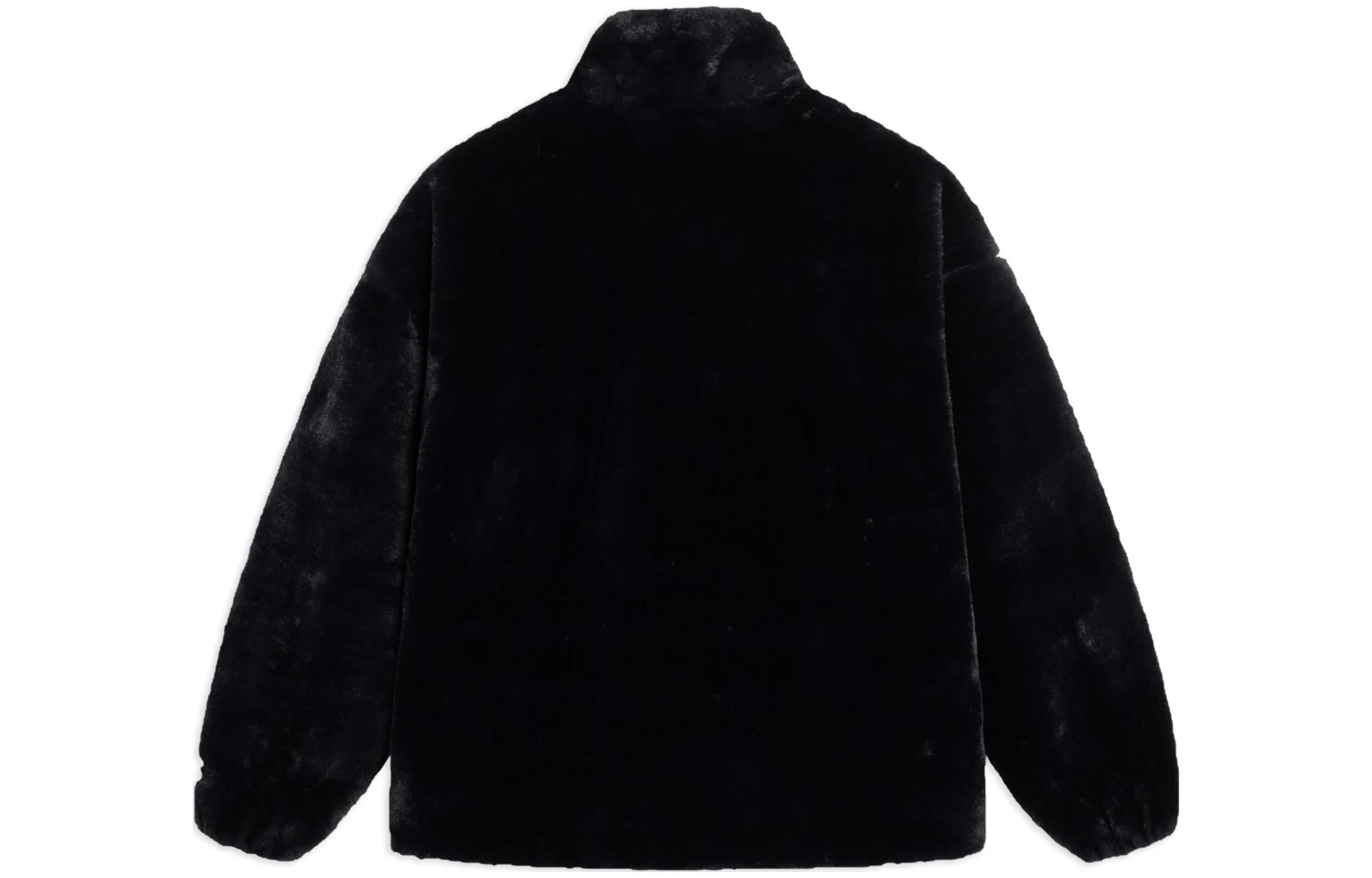 Li-Ning Big Logo Polar Fleece Jacket 'Black White' AFDSD61-1