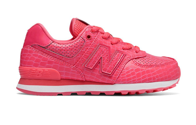 New Balance 574 K Shoes Pink/Red PC574S5
