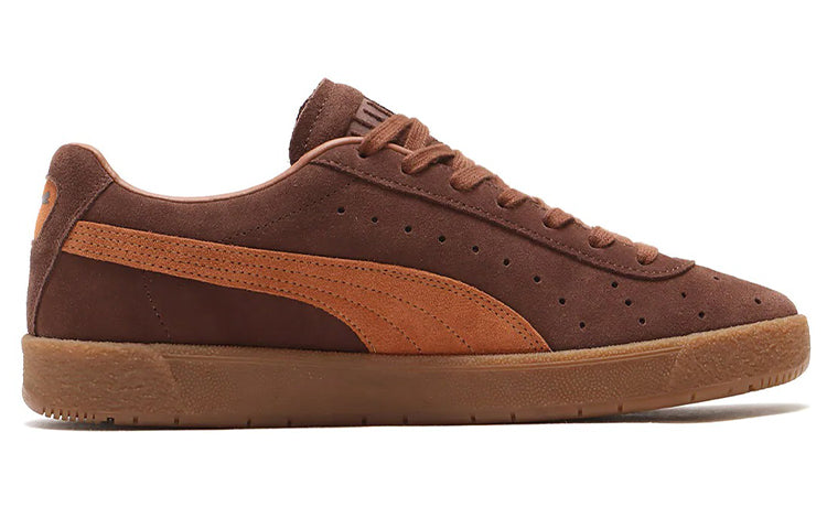 PUMA Tramp Low Tops Casual Skateboarding Shoes Brown 383014-01