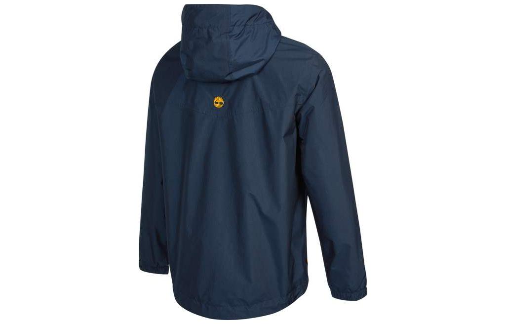Men's Timberland Outdoor Casual Hooded Jacket Navy Blue A2EYF-433