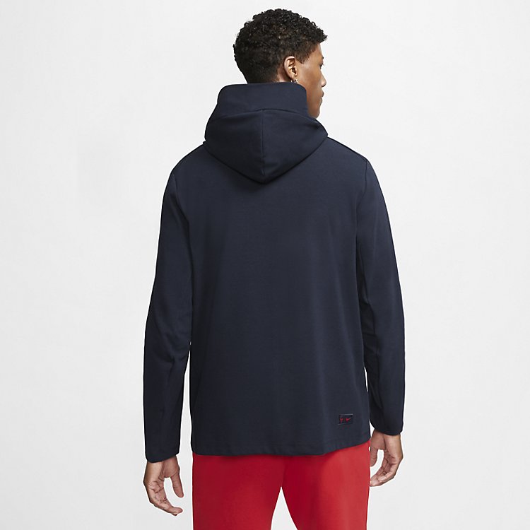 Nike FFF Tech Pack Full Zip Hoodie 'Dark Obsidian' CI8379-475