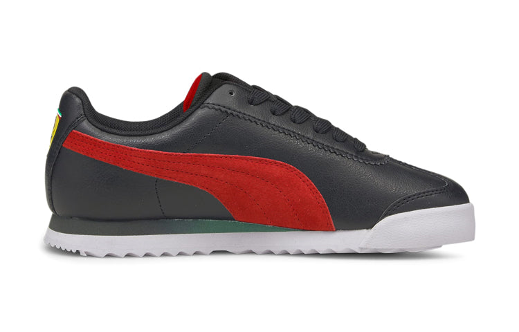 (GS) PUMA Scuderia Ferrari Race Roma Low Top Running Shoes Black 306656-01