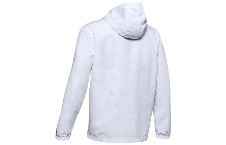 Men's Under Armour Sportstyle Upstream Camo Protection Jacket White 1355211-100