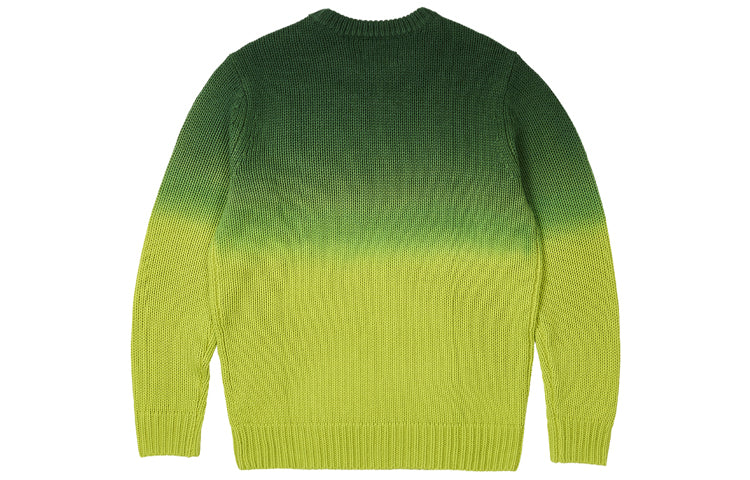 Palace Gradient Dye Rib Knit 'Green' P25KW020