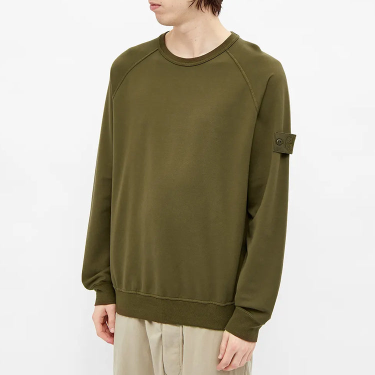 STONE ISLAND Ghost Piece Sweatshirt 'Military Green' 7415659F3-V0054