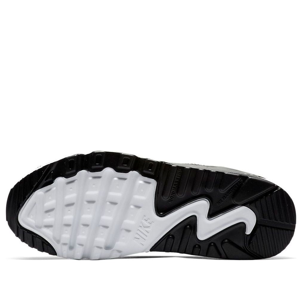 (PS) Nike Air Max 90 LTR Leather Low-Top Black/White 833414-025