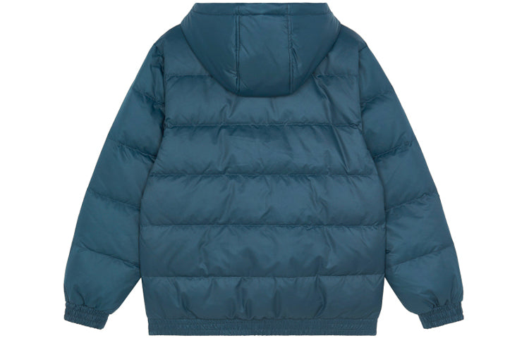 New Balance Logo Casual Down Jacket Asia Sizing 'Teal' AMJ13336-AT