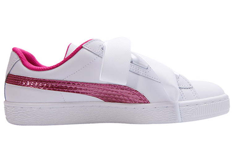PUMA Basket Heart Coated Glam Jr 'Pink Blue' 368974-01