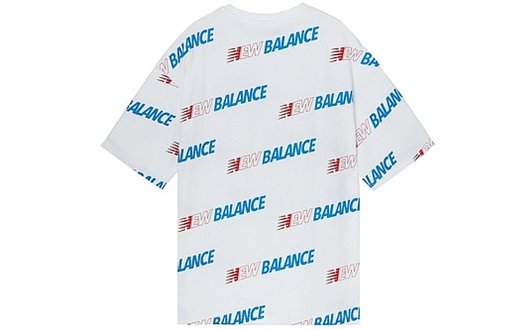 New Balance Men's New Balance Nb2020AMT03303 Round Neck Short Sleeve White AMT03302-MUN