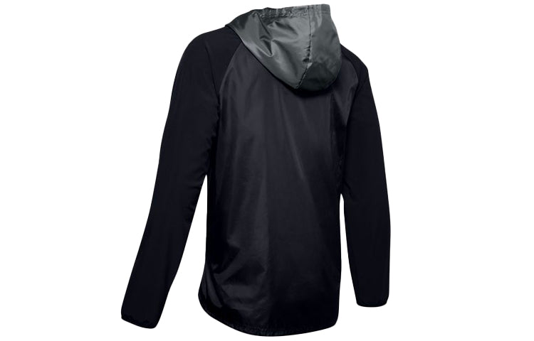 Under Armour Stretch Woven Hooded Jacket 'Grey Black' 1352021-001