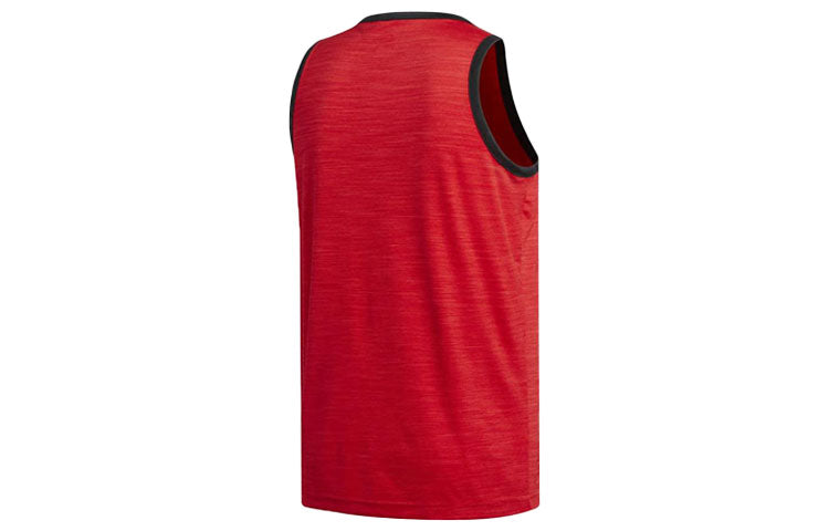 Men's adidas Basketball Sports Red Vest AZ0802
