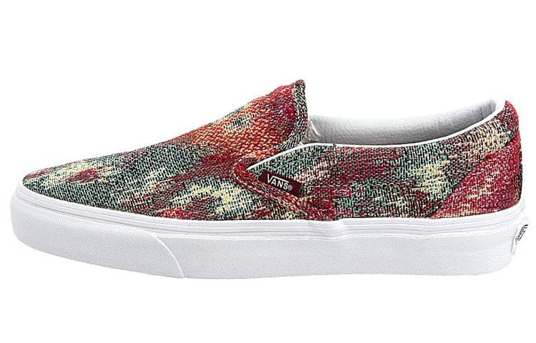 Vans Classic Slip-on Shoes Red/Green VN0004MPJR4