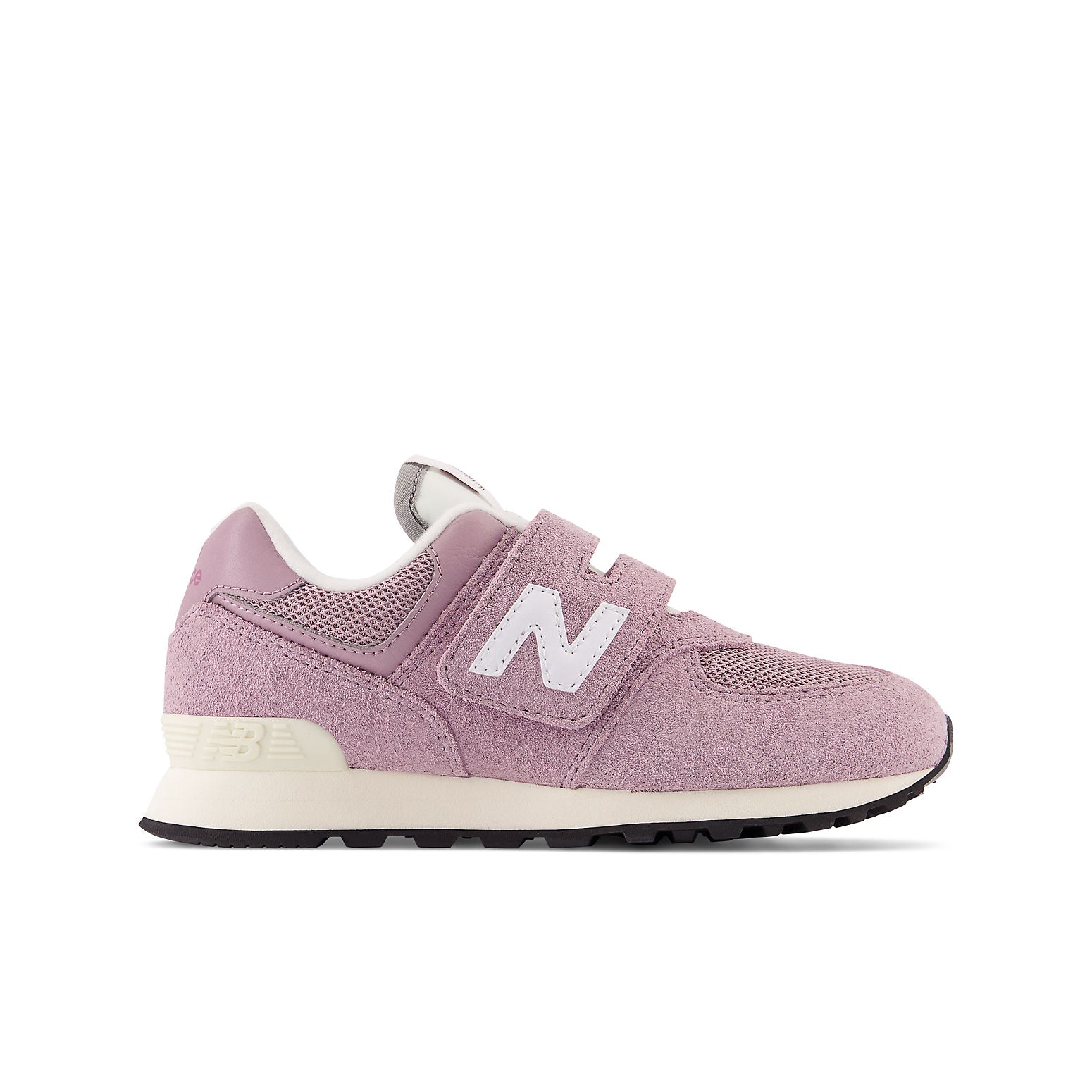 (PS) New Balance 574 Hook & Loop Shoes 'Pink White' PV574PV1