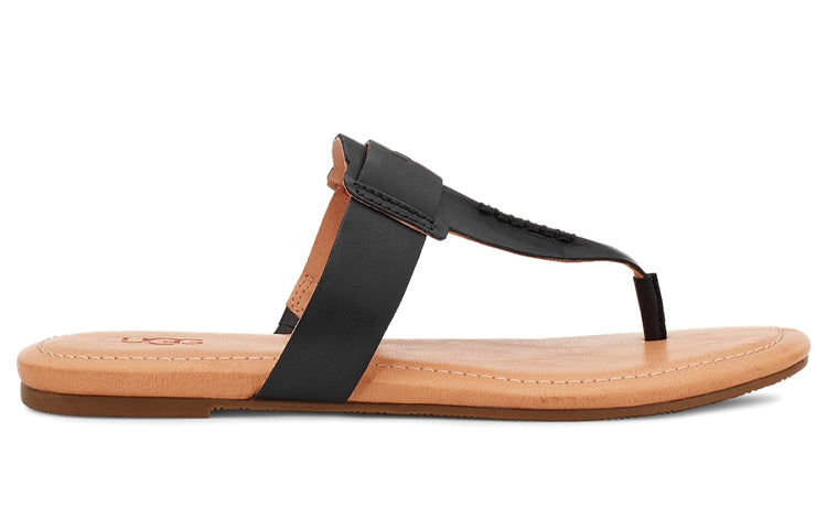 (WMNS) UGG Gaila Black Brown Slippers 'Black Brown' 1119756-BLK