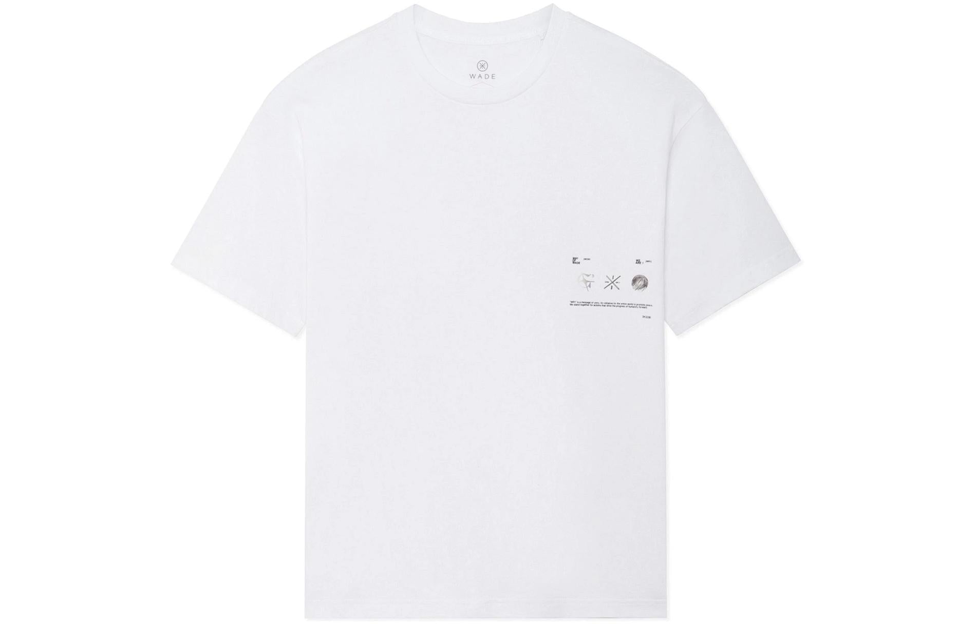 Li-Ning x Glare Way Of Wade Graphic T-shirt 'White' AHSS649-2